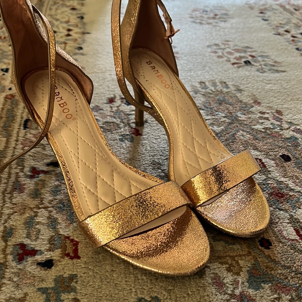 Rose gold heels